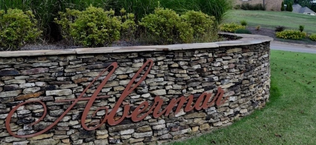 Abermar community sign