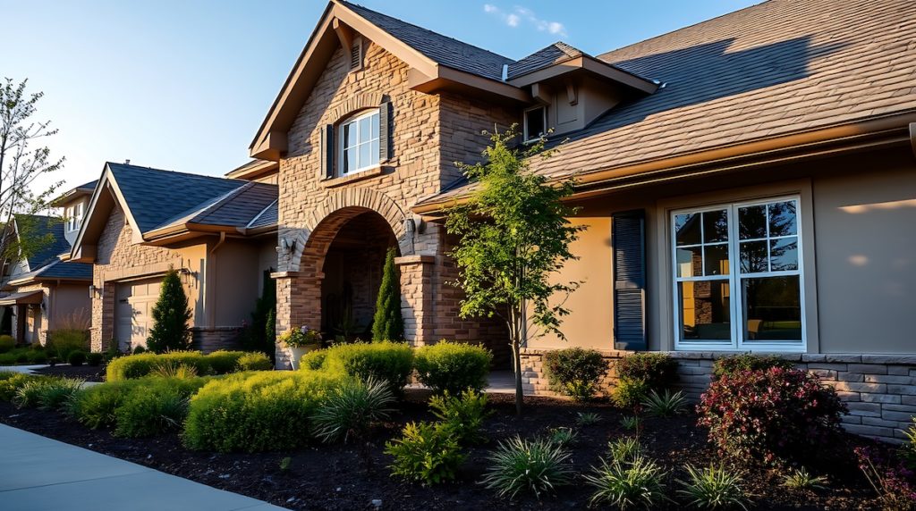 Abermar upscale home exterior