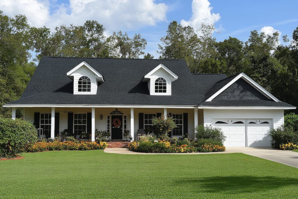 New Albany School District: Mississippi white home exterior
