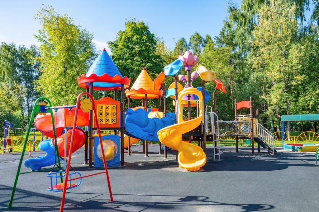 New Albany School District: childrens playground